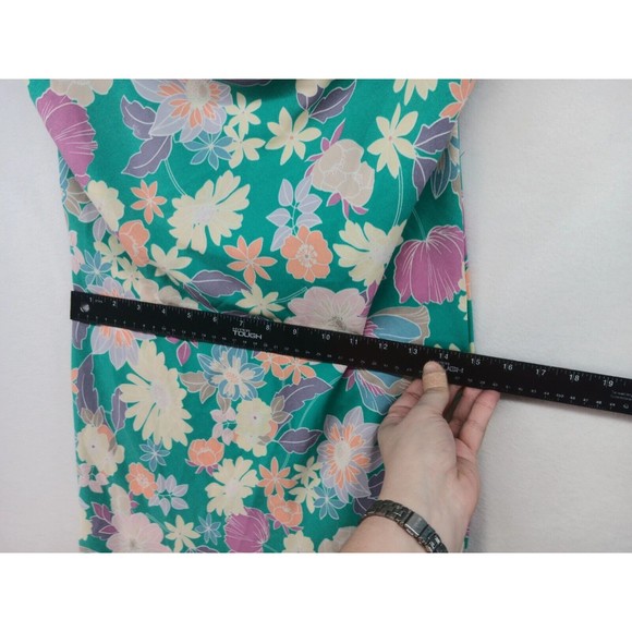 NWT See You Monday Dress Womens SZ M Cowl Neck Tied Halter Stretch Floral Print - Picture 7 of 16